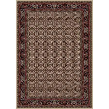 CONCORD GLOBAL 9 ft. 3 in. x 12 ft. 10 in. Persian Classics Herati - Ivory 20128